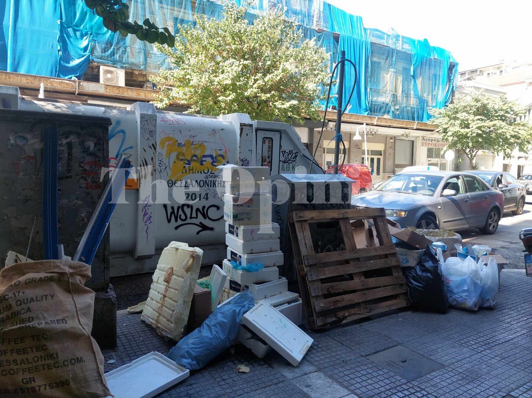 Θεσσαλονίκη: «Πνίγεται» το Καπάνι από τα σκουπίδια – Αμάζευτα εδώ και μέρες (ΦΩΤΟ+VIDEO)