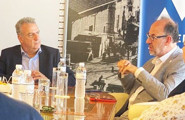 Συνάντηση Δρόσου Τσαβλή με τον Συμεών Διαμαντίδη