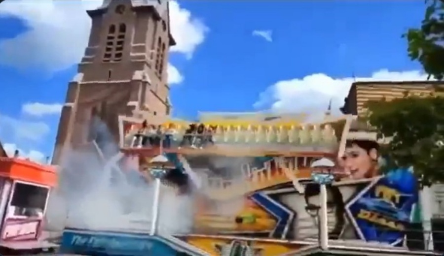 Βέλγιο: Συγκλονιστικό βίντεο από ατύχημα σε λούνα παρκ με επτά τραυματίες