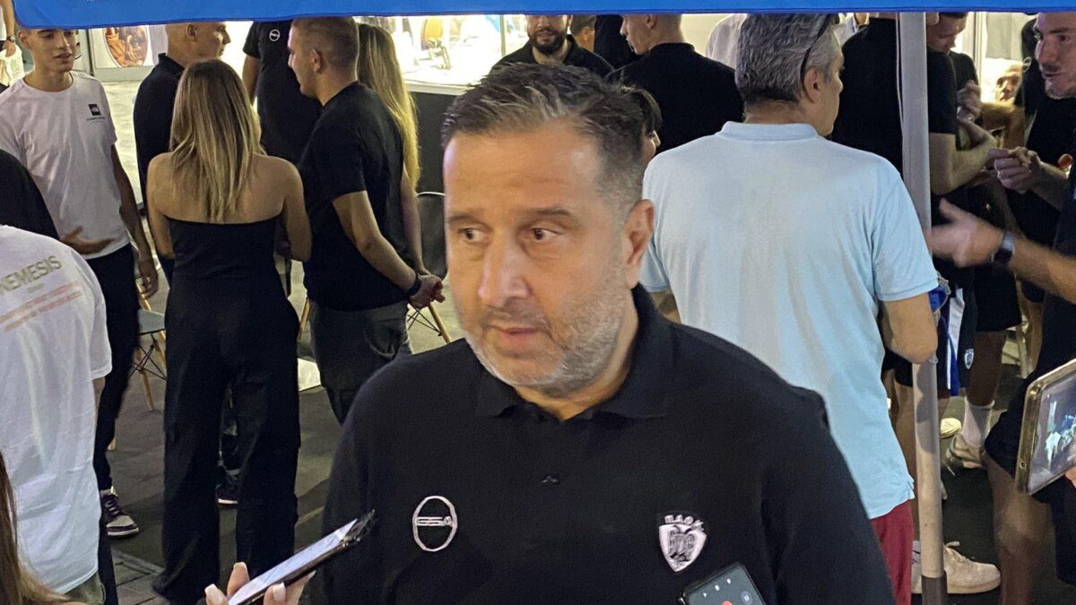 Τακιανός από την ΔΕΘ: «Τα παιδιά δείχνουν μεγάλη διάθεση – Πολύ ανταγωνιστικό το πρωτάθλημα φέτος»