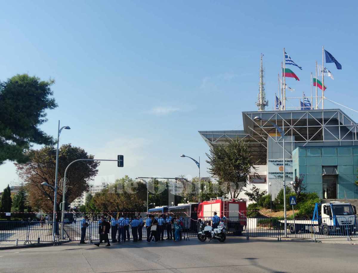 Θεσσαλονίκη: Ισχυρή η αστυνομική παρουσία στο κέντρο ενόψει της ομιλίας Μητσοτάκη στη ΔΕΘ (ΦΩΤΟ)