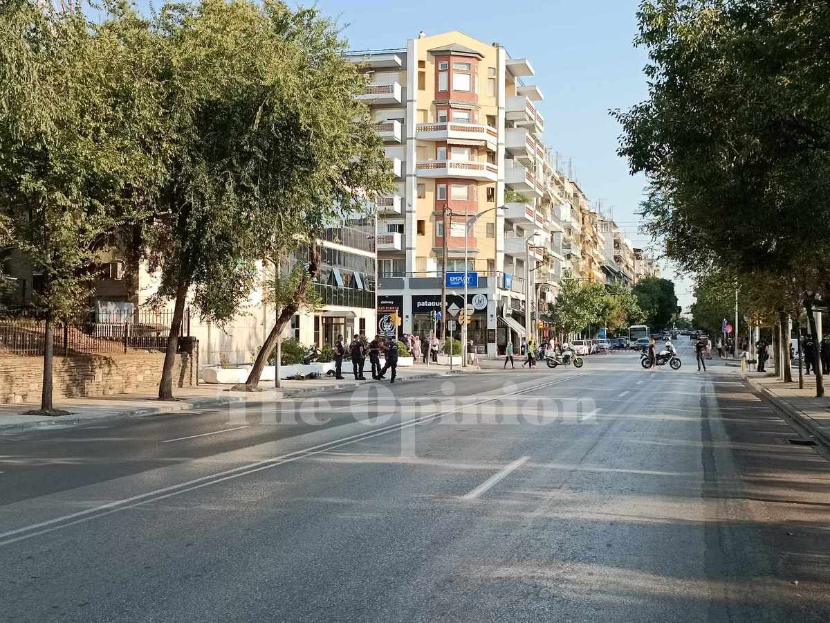 Θεσσαλονίκη: Ισχυρή η αστυνομική παρουσία στο κέντρο ενόψει της ομιλίας Μητσοτάκη στη ΔΕΘ (ΦΩΤΟ)