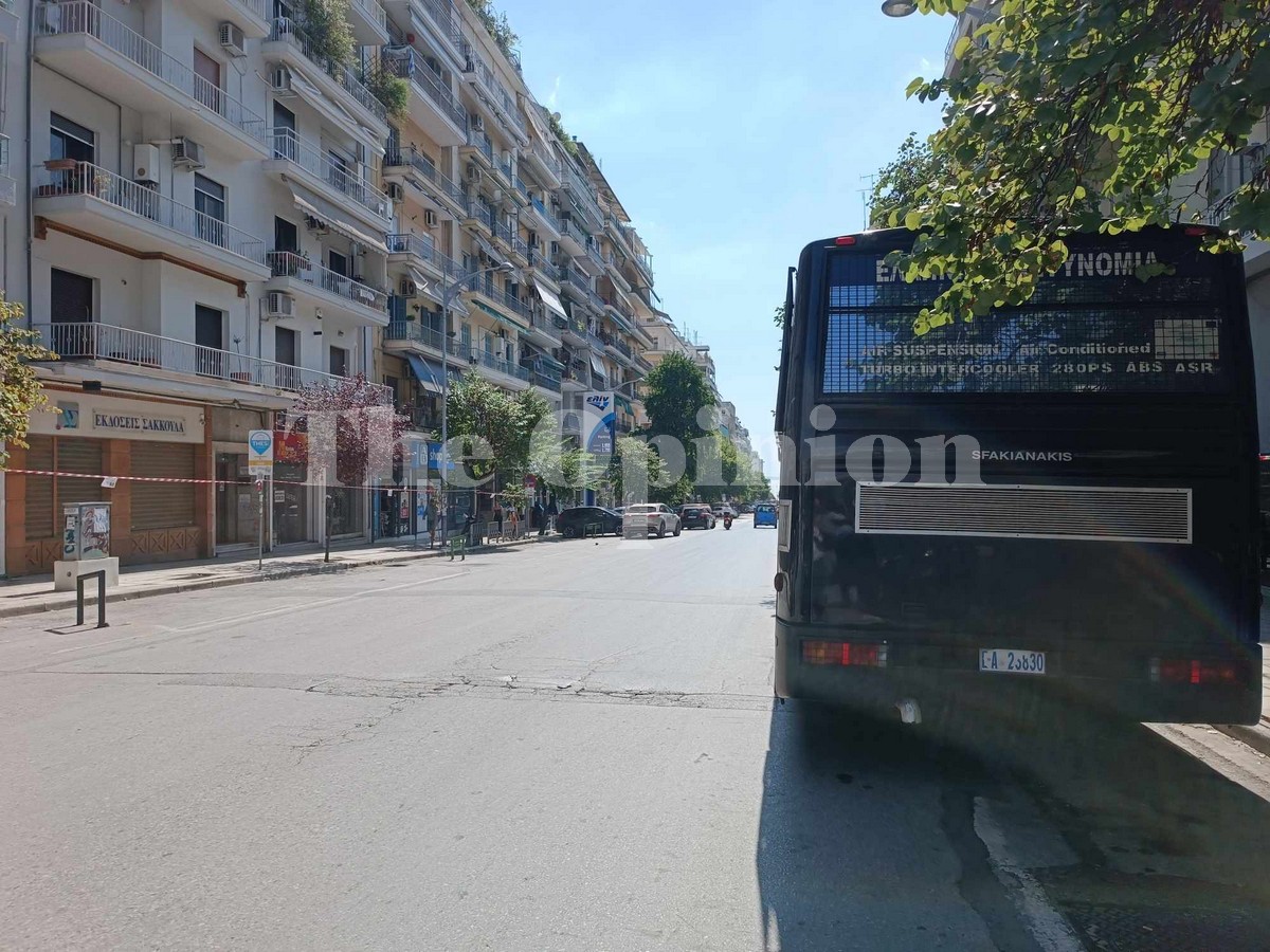 Ξεκίνησαν τα μέτρα της αστυνομίας στο κέντρο της Θεσσαλονίκης για τη ΔΕΘ (ΦΩΤΟ)