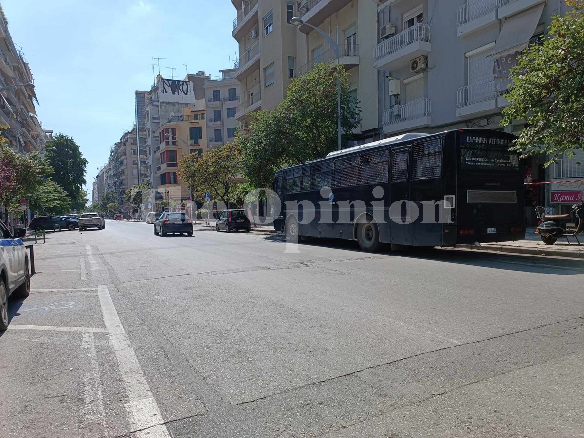 Ξεκίνησαν τα μέτρα της αστυνομίας στο κέντρο της Θεσσαλονίκης για τη ΔΕΘ (ΦΩΤΟ)