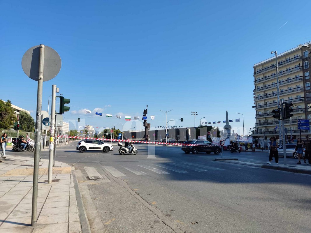 Ξεκίνησαν τα μέτρα της αστυνομίας στο κέντρο της Θεσσαλονίκης για τη ΔΕΘ (ΦΩΤΟ)