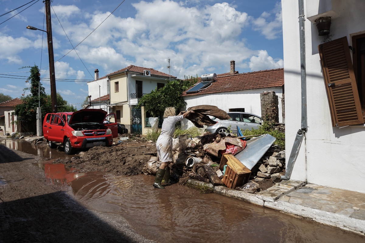 Κακοκαιρία «Daniel»: Πρώτη προτεραιότητα η απομάκρυνση και καύση των νεκρών ζώων (VIDEO)