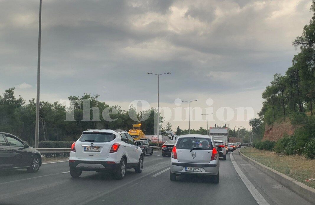 Το «χάος» ξεκίνησε από νωρίς – Μποτιλιάρισμα στον Περιφερειακό (ΦΩΤΟ)