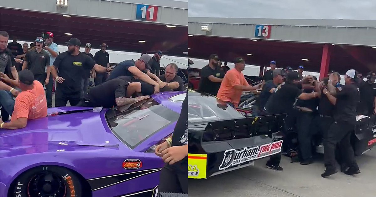 «Έπεσε ξύλο» σε αγώνα Nascar (VIDEO)