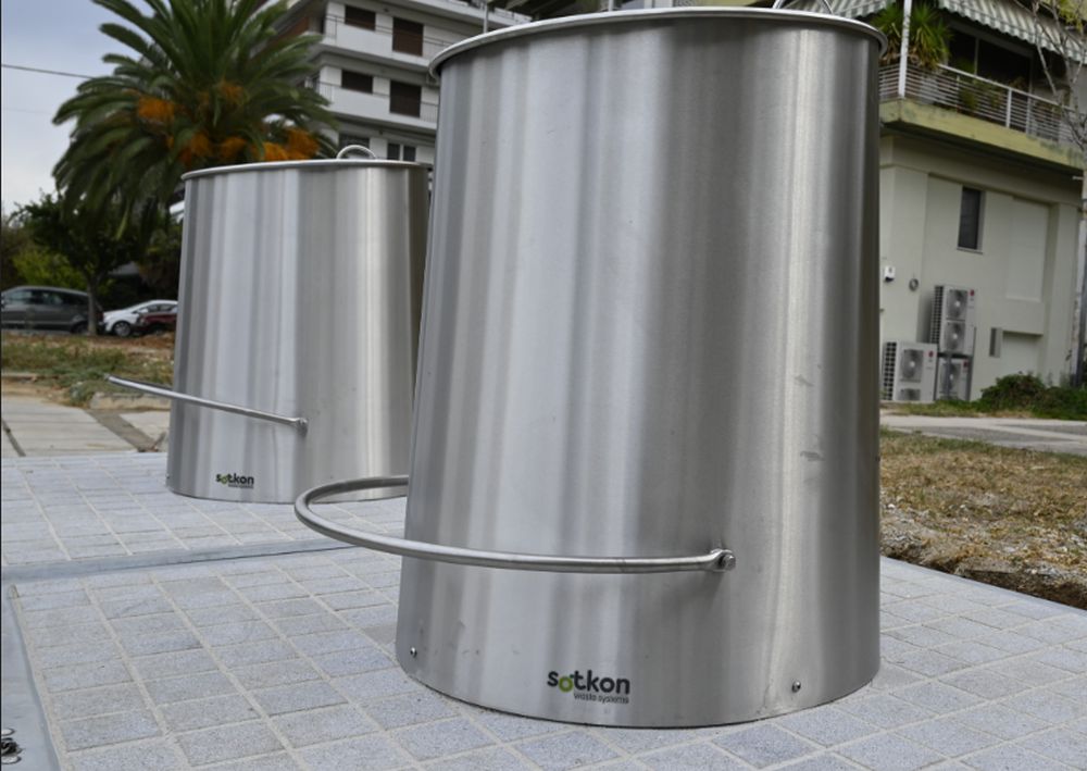 Θεσσαλονίκη: Άρχισαν τα έργα για την επέκταση του δικτύου υπόγειων κάδων