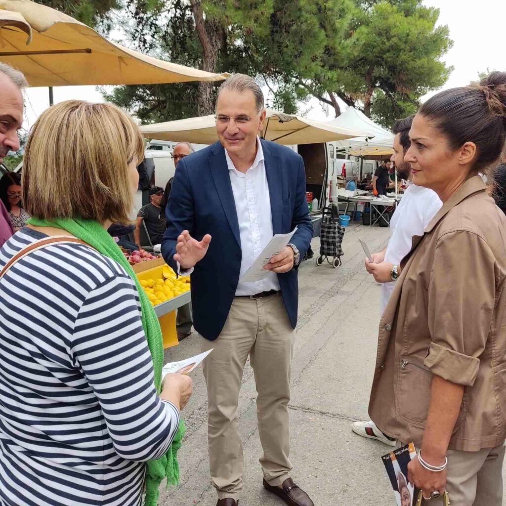 Πάρης Τσογκαρλίδης: Εξόρμηση στην Πυλαία για διάλογο με τους πολίτες