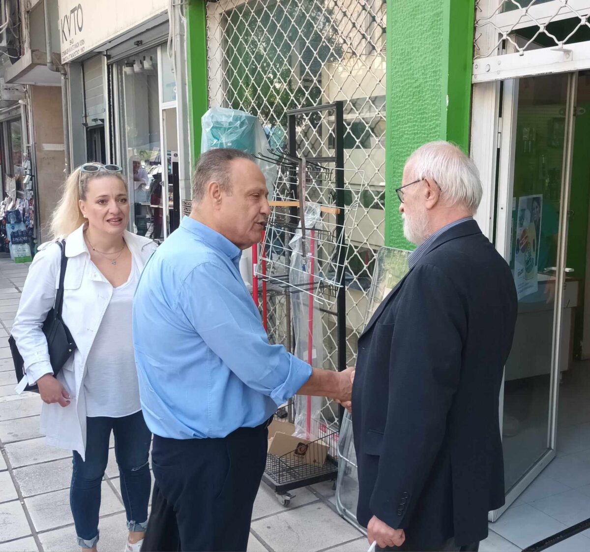 Στ. Αγγελούδης: Συνεχίζει τις περιοδείες στις γειτονιές της Θεσσαλονίκης (ΦΩΤΟ)