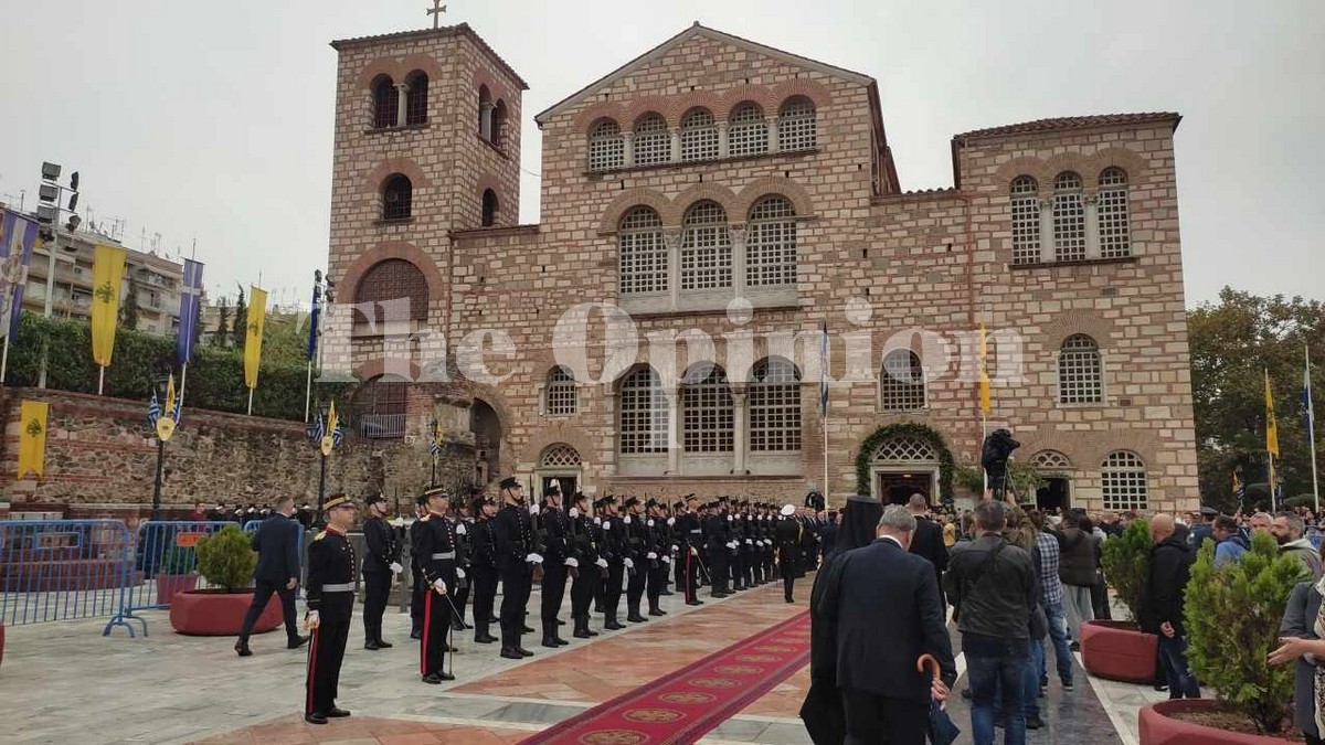 Θεσσαλονίκη: Με λαμπρότητα η πανηγυρική Δοξολογία στον Ιερό Ναό του Αγίου Δημητρίου (ΦΩΤΟ-VIDEO)
