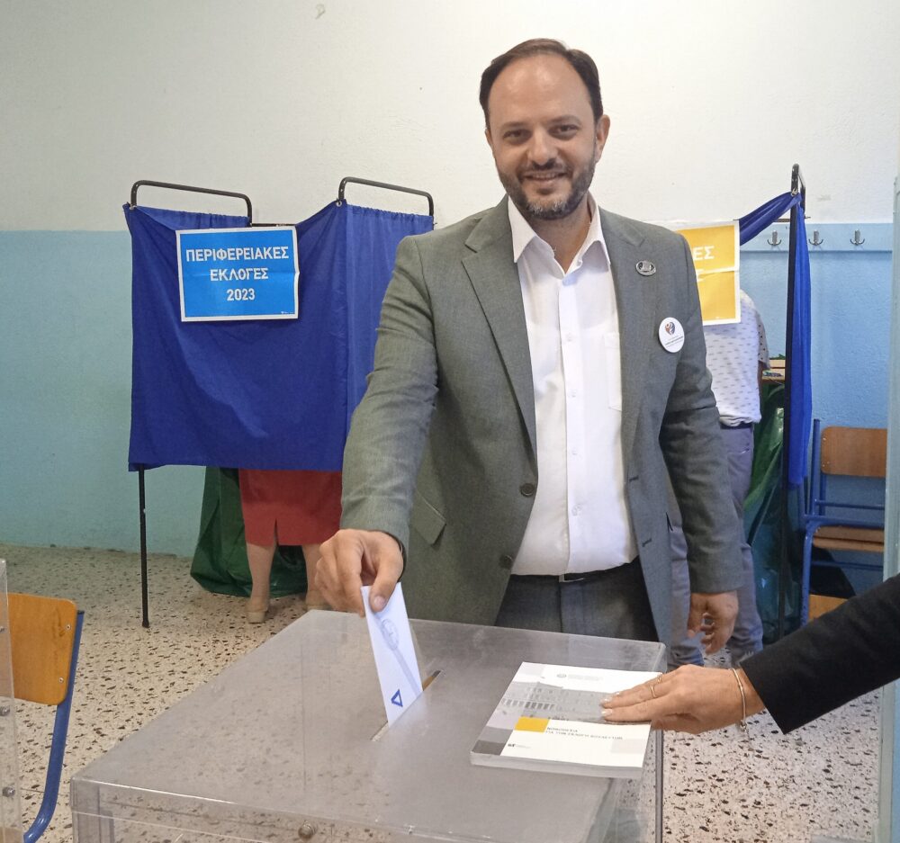 Ψήφισε ο Γιάννης Δαρδαμανέλης: Η Καλαμαριά  θα επιλέξει το δρόμο της ανάπτυξης (ΦΩΤΟ)