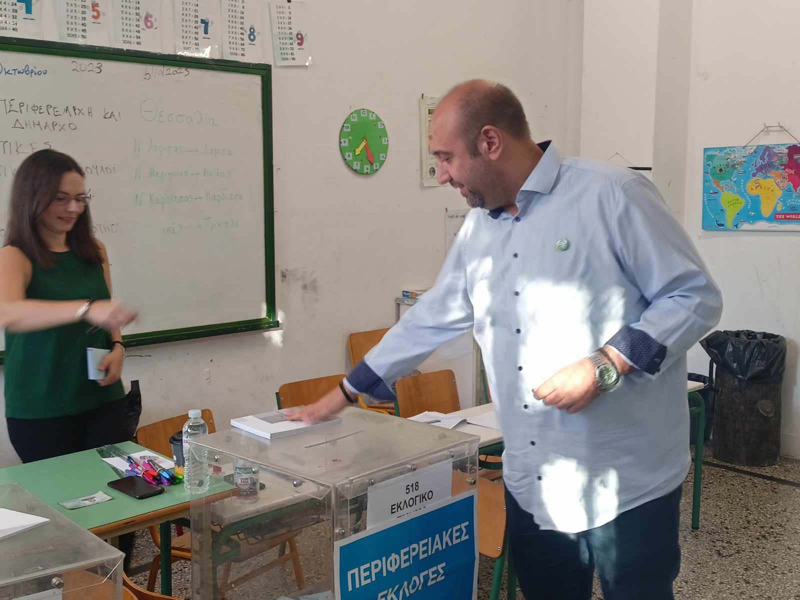 Ψήφισε ο Φίλιππος Γκανούλης – «Σήμερα ψηφίζουμε για μια καλύτερη ΠΚΜ» (ΦΩΤΟ – VIDEO)
