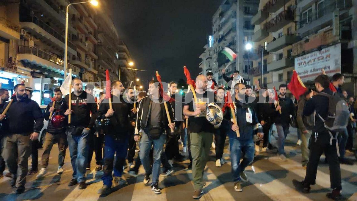 Πορεία αλληλεγγύης  στη Θεσσαλονίκη για τον Παλαιστινιακό λαό (ΦΩΤΟ – VIDEO)