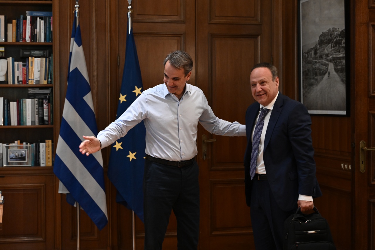 Στο δημαρχείο Θεσσαλονίκης ο Μητσοτάκης