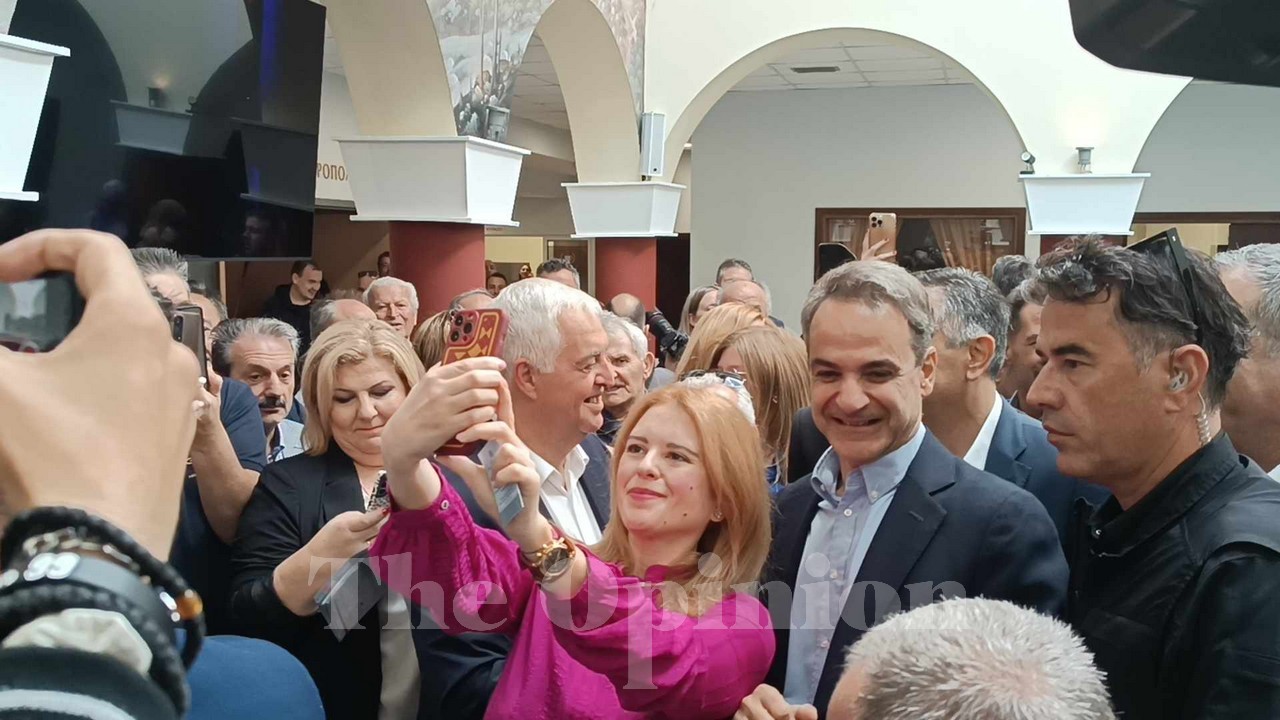Στην Κοζάνη ο Κυριάκος Μητσοτάκης (ΦΩΤΟ+VIDEO)