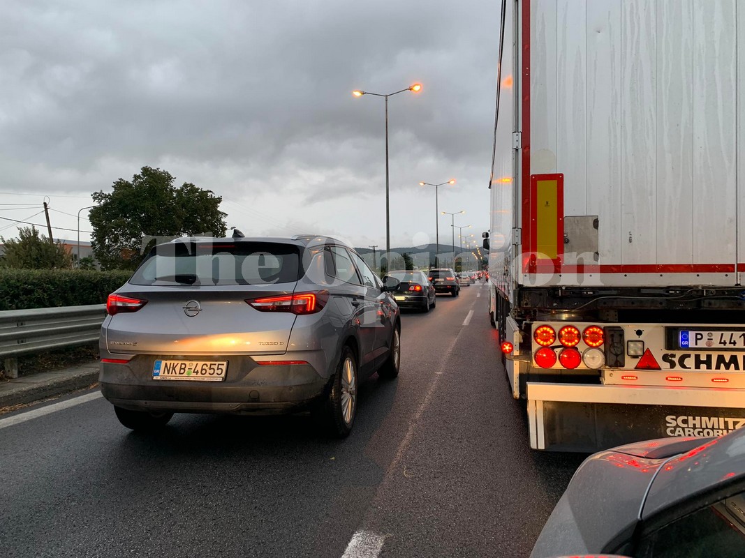 Θεσσαλονίκη: Κυκλοφοριακό έμφραγμα στον Περιφερειακό (ΦΩΤΟ)