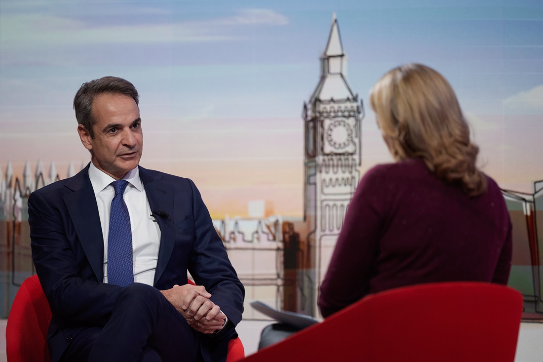 Μητσοτάκης στο BBC: «Τα Γλυπτά του Παρθενώνα ανήκουν στην Ελλάδα και εκλάπησαν»