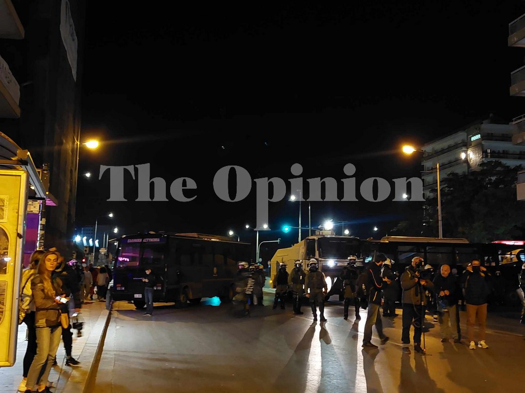 Θεσσαλονίκη: Φραγμός της ΕΛΑΣ στο ΑΠΘ (ΦΩΤΟ)