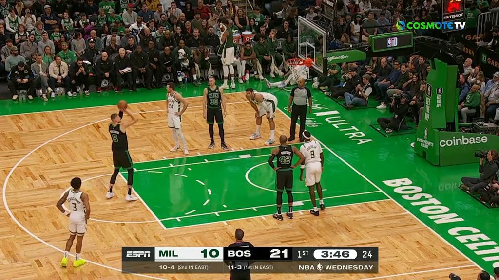 Απίστευτος Θανάσης φώναξε «έξω» στις βολές του Πορζίνγκις και αυτός αστόχησε (video)