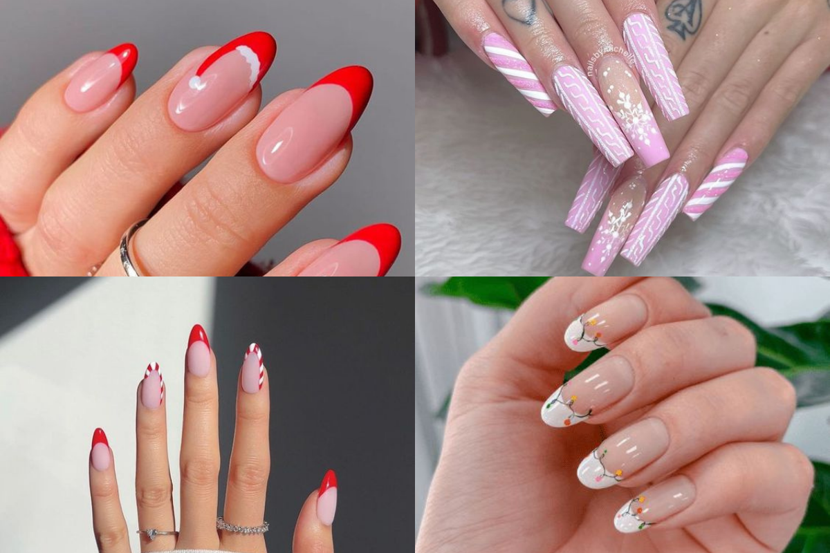 10+2 trendy ιδέες για χριστουγεννιάτικα νύχια