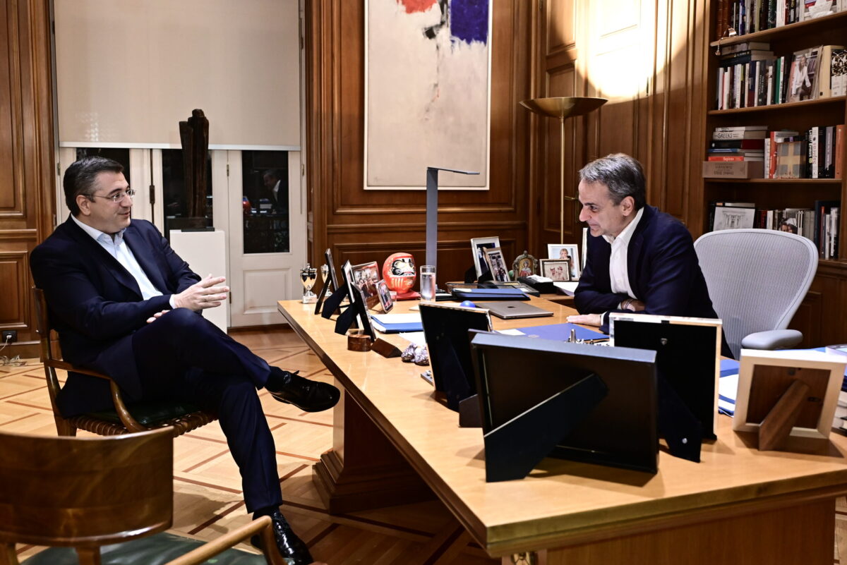 Τα μεγάλα έργα στην Κ. Μακεδονία στο επίκεντρο της συνάντησης Μητσοτάκη – Τζιτζικώστα (VIDEO)