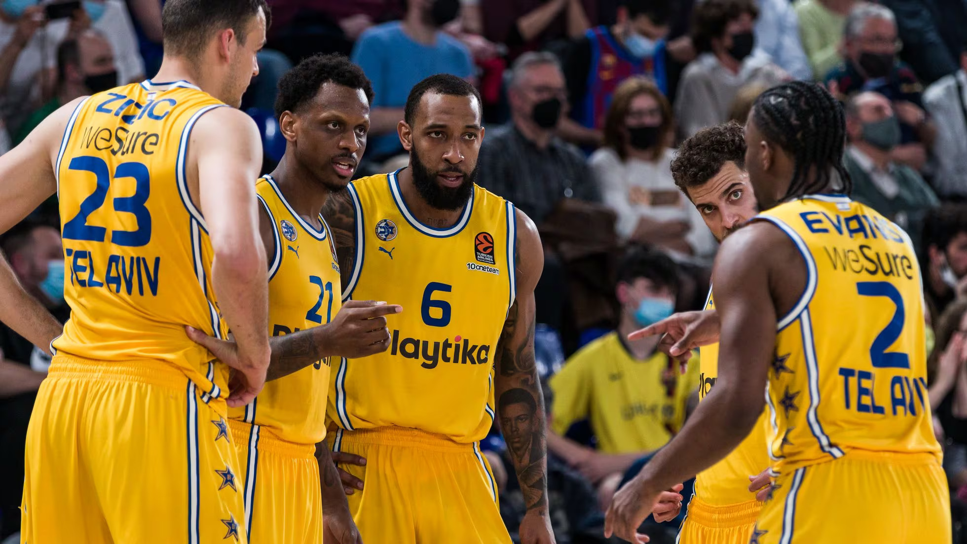 Οι ξένοι παίκτες της Μακάμπι Τελ Αβίβ δεν επιστρέφουν στο Ισραήλ