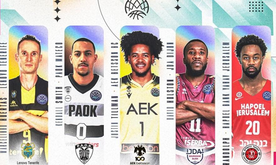 ΠΑΟΚ: Στην κορυφαία πεντάδα του Νοεμβρίου στο BCL ο Σμιθ!