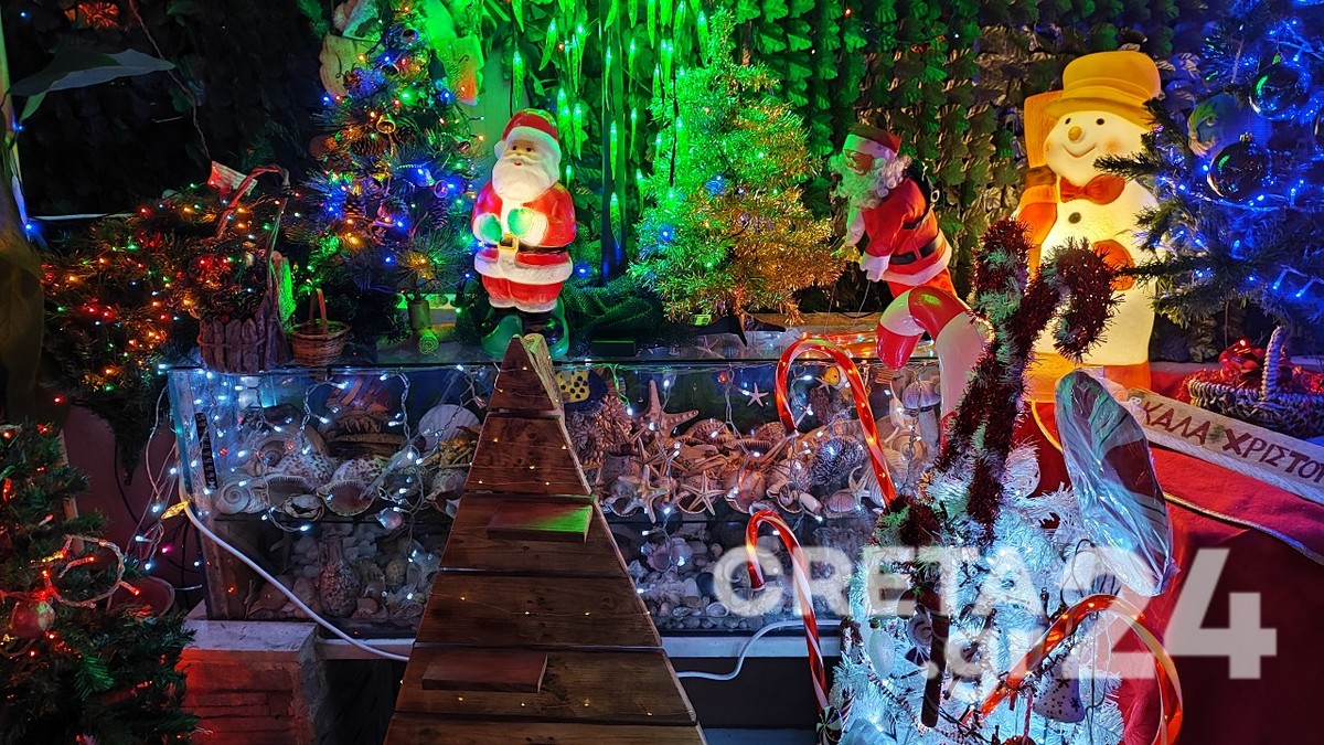 Ένας 12χρονος στην Κρήτη μετέτρεψε το σπίτι του σε χριστουγεννιάτικο χωριό! (ΦΩΤΟ)