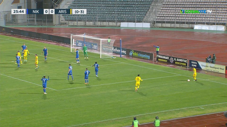 Νίκη Βόλου-Άρης: Άνοιξε το σκορ από την άσπρη βούλα ο Σαβέριο (video)