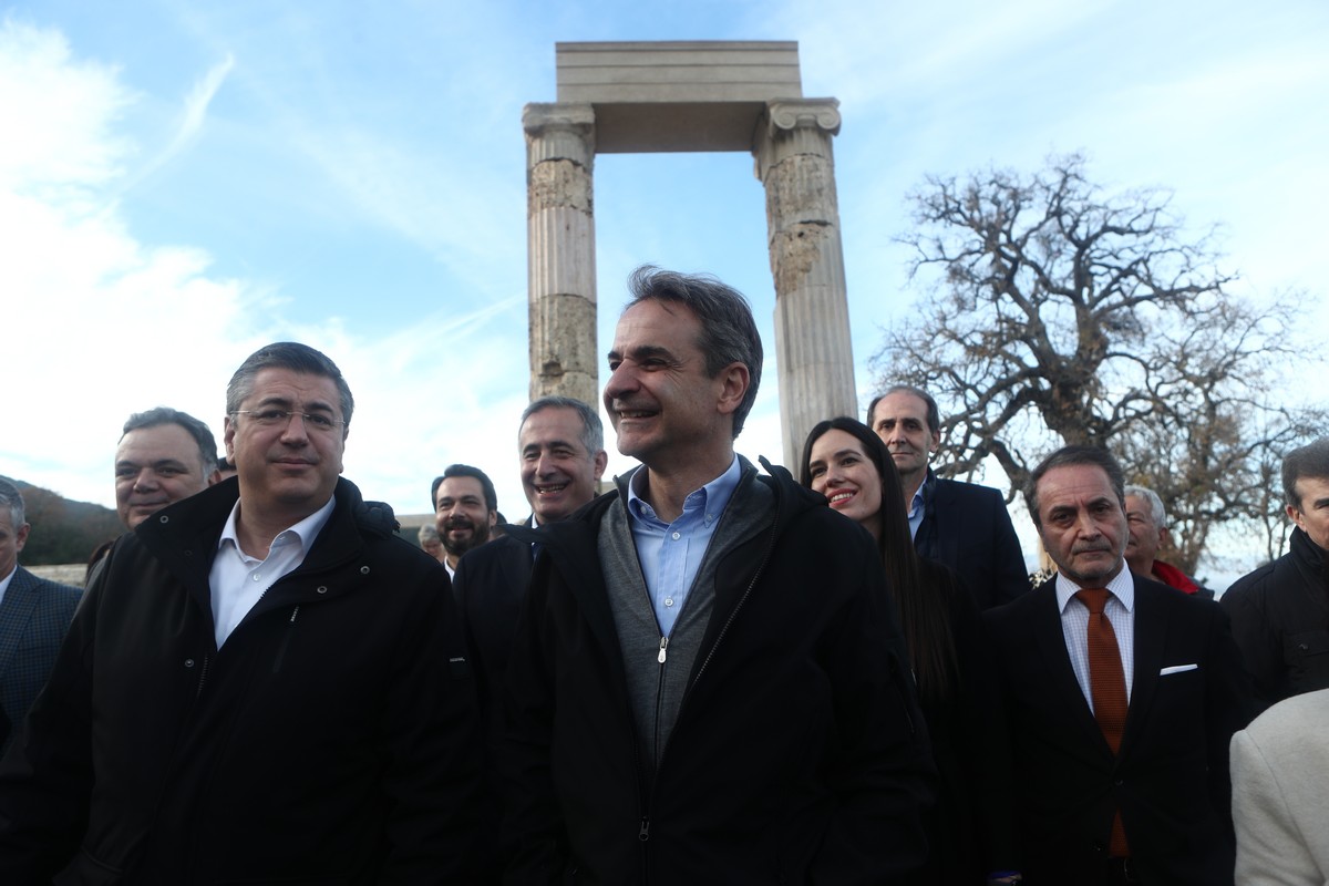 Μητσοτάκης από Αιγές: «Παγκόσμιας σημασίας και διεθνούς εμβέλειας το ανάκτορο του Φιλίππου Β’» (VIDEO)