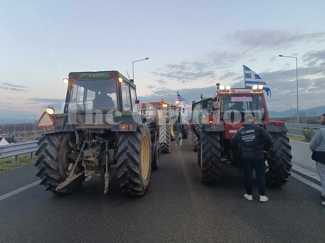 Αγρότες: Αποκλεισμός της Εγνατίας οδού σε Χαλκιδική και Ημαθία