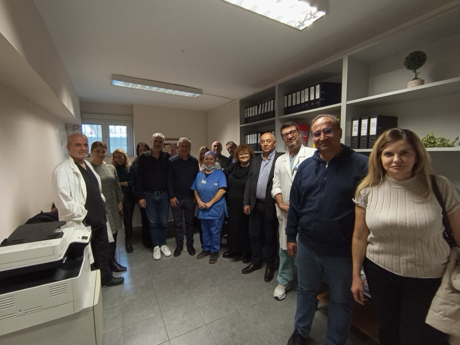 Το Γ.Ν.Θ. Παπανικολάου επισκέφθηκε ο Δημήτρης Σαρηγιάννης