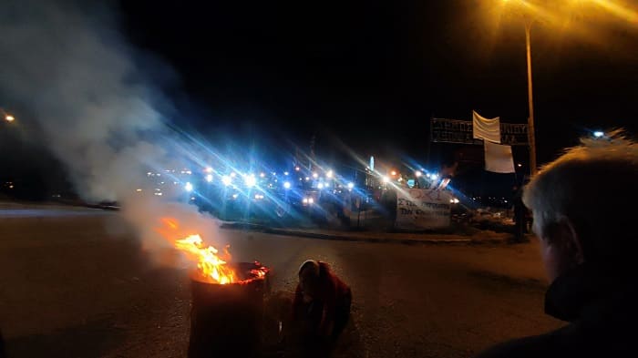 Ιωάννινα: Ένταση με αγρότες που θέλησαν να μπλοκάρουν τον κόμβο στο Καλπάκι