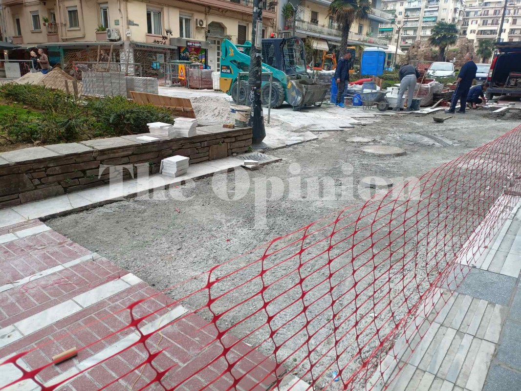 Θεσσαλονίκη: Συνεχίζονται τα έργα στη Ναυαρίνου – Πότε «μεταφέρονται» στην Αριστοτέλους (ΦΩΤΟ)