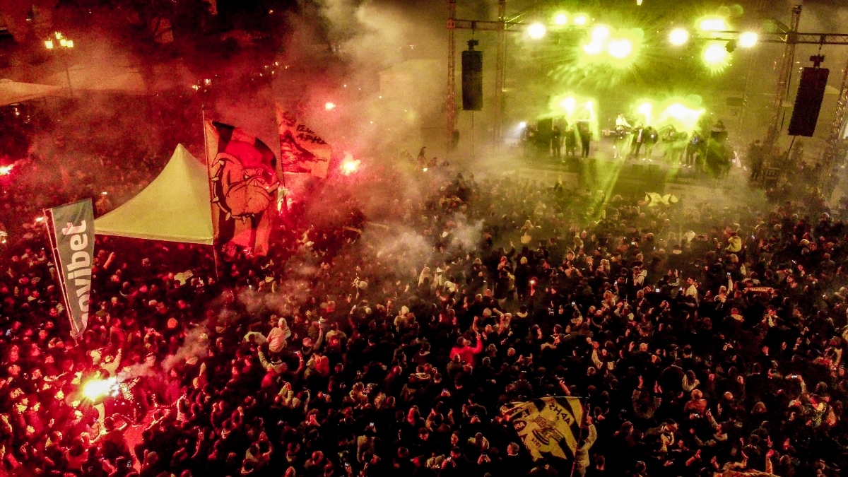 ΑΣ Άρης: «Η ομάδα γιόρτασε όπως μόνο αυτή ξέρει»