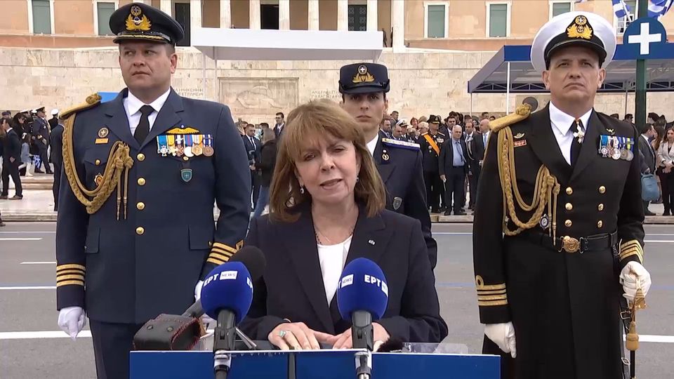 Κ. Σακελλαροπούλου: Οι Έλληνες αντλούμε στην ιστορία μας δύναμη από την ενότητα και την ομοψυχία (video)