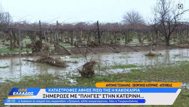 Μεγάλες καταστροφές στην Πιερία – Σε απόγνωση κτηνοτρόφοι (ΦΩΤΟ+VIDEO)