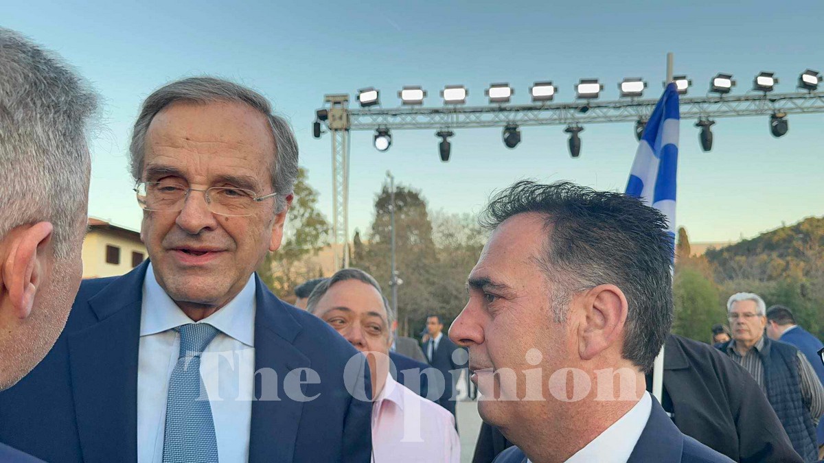 Η άφιξη Μητσοτάκη, Καραμανλή και Σαμαρά στο Ζάππειο (ΦΩΤΟ+VIDEO)
