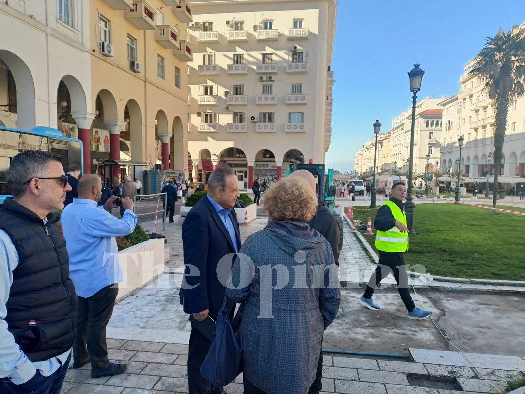 Αγγελούδης: Σε εξέλιξη τα έργα αποκατάστασης στην Αριστοτέλους – Στο «βάθος» η ανάπλαση (ΦΩΤΟ + VIDEO)