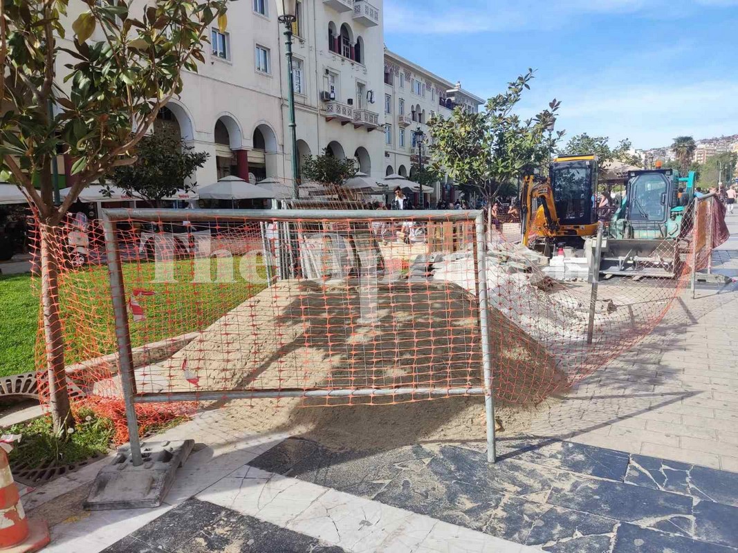 Ξεκινούν οι εργασίες στον Άξονα της Αριστοτέλους – Ολοκληρώθηκαν στη Δημητρίου Γούναρη (ΦΩΤΟ)