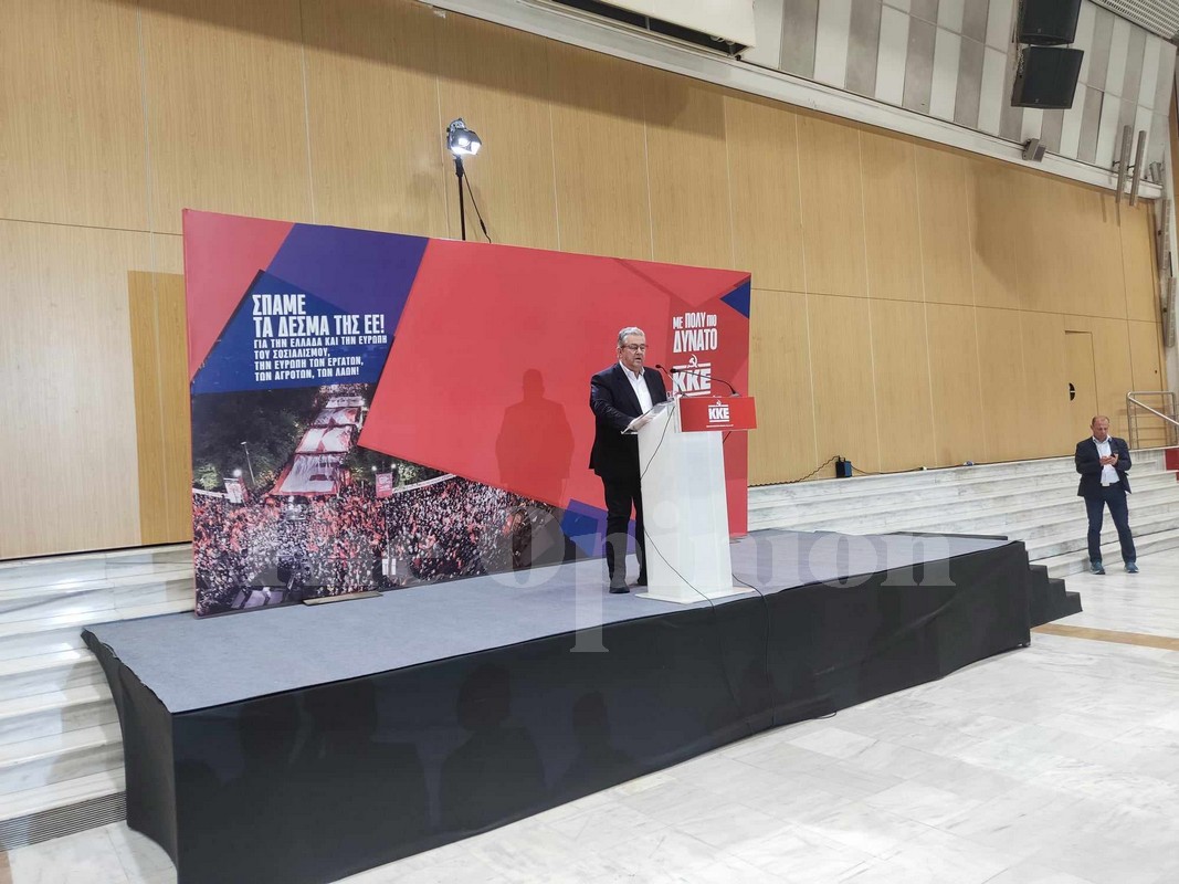 Κουτσούμπας από Θεσσαλονίκη: «Ας τους χαλάσουμε τα σχέδια με χιλιάδες κόκκινα ψηφοδέλτια στις κάλπες των ευρωεκλογών» (ΦΩΤΟ-VIDEO)