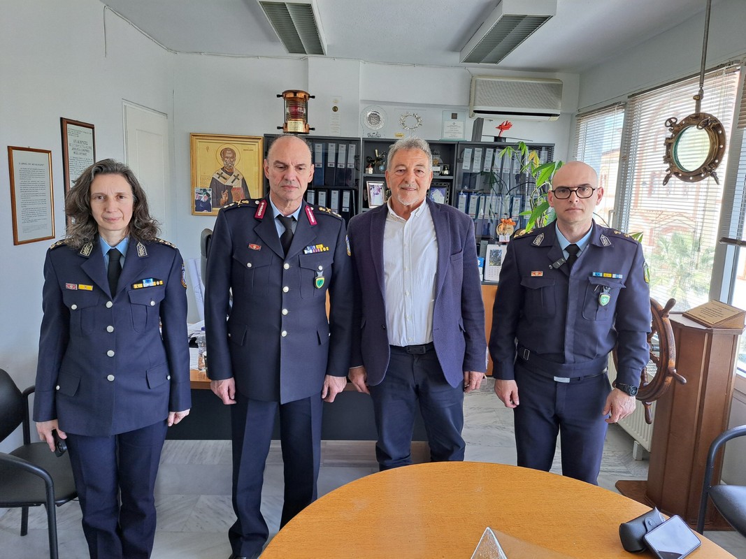 Συνάντηση του δημάρχου Θέρμης με την ηγεσία της ΕΛΑΣ – Συζητήθηκε το ζήτημα της αστυνόμευσης στην περιοχή