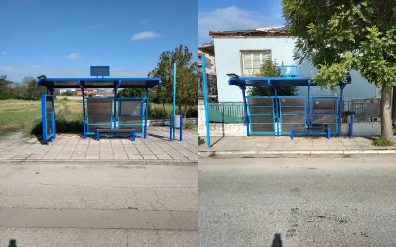 Λαγκαδάς: Ολοκληρώθηκε η τοποθέτηση νέων στεγάστρων στις στάσεις του ΟΑΣΘ
