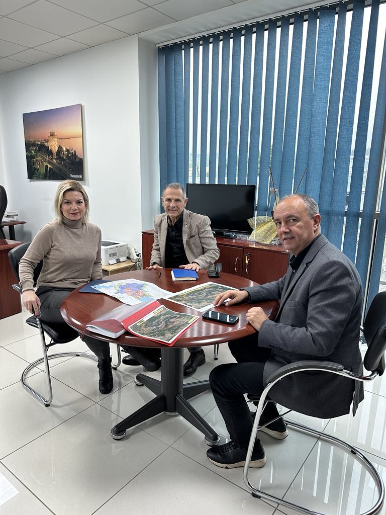 Συνάντηση της Δημάρχου Λαγκαδά με τον διευθύνοντα σύμβουλο του ΟΣΕΘ