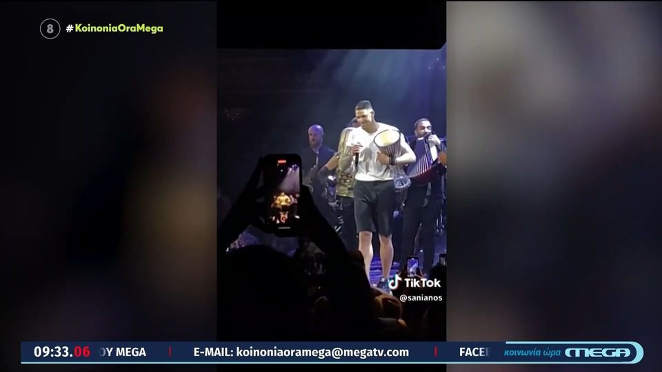 Στην Βίσση το γιόρτασαν παίκτες του Ολυμπιακού- Πως η τραγουδίστρια τους «πίκαρε» (VIDEO)