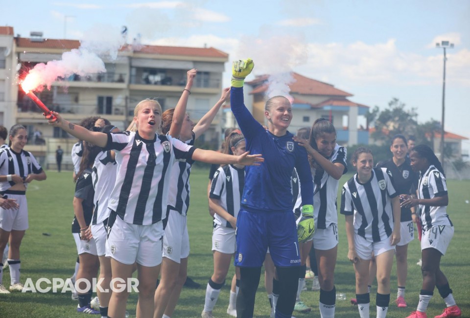 Ξανά στη κορυφή οι γυναίκες του ΠΑΟΚ: Πρωταθλητές για 19η φορά και 10η στη σειρά (video)