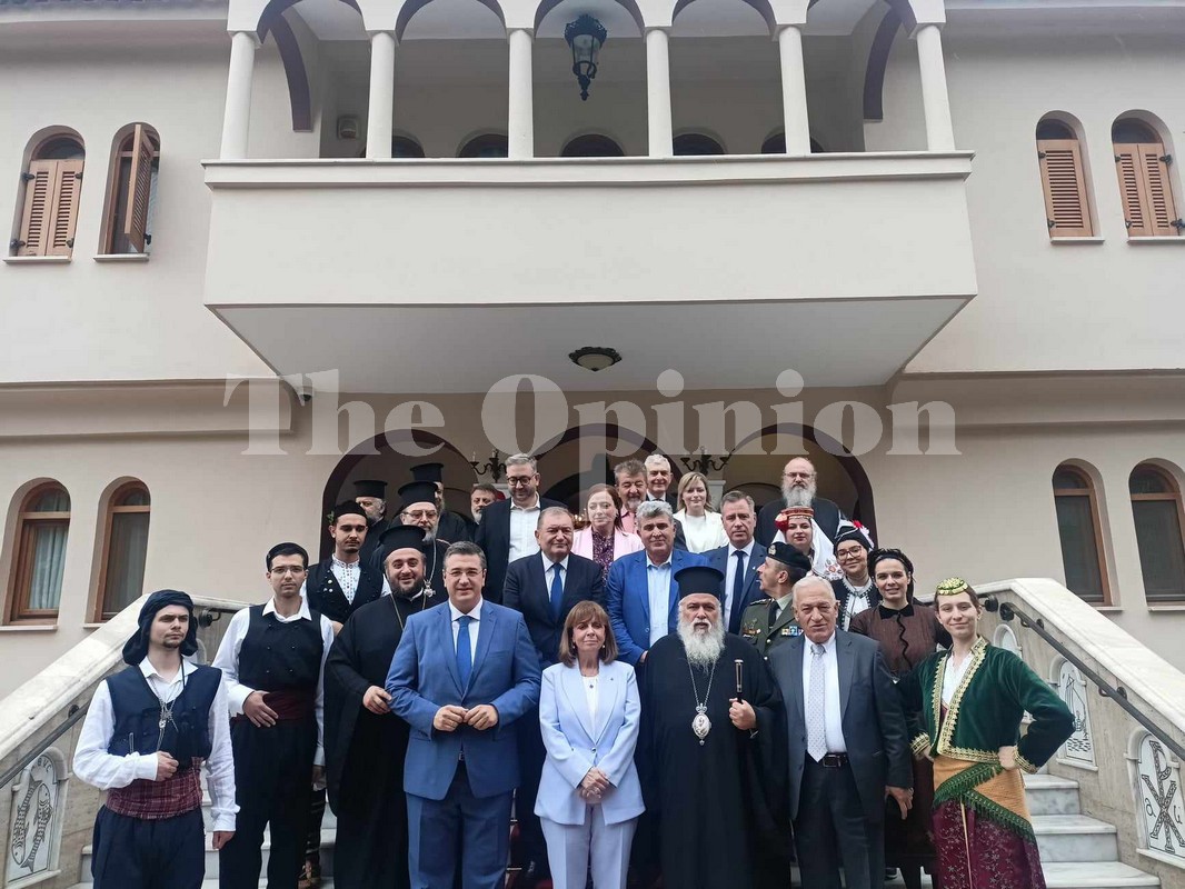 Συνάντηση Σακελλαροπούλου με δημάρχους της Θεσσαλονίκης στη Μητρόπολη Νεαπόλεως Σταυρουπόλεως (ΦΩΤΟ)