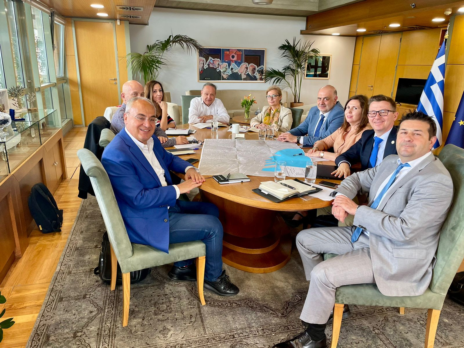 Σύσκεψη στο Δημαρχείο Θεσσαλονίκης για την αντιπλημμυρική  θωράκιση της πόλης